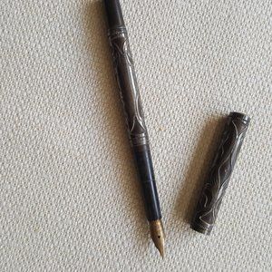 Waterman Sterling Silver Filigree Fountain Pen
